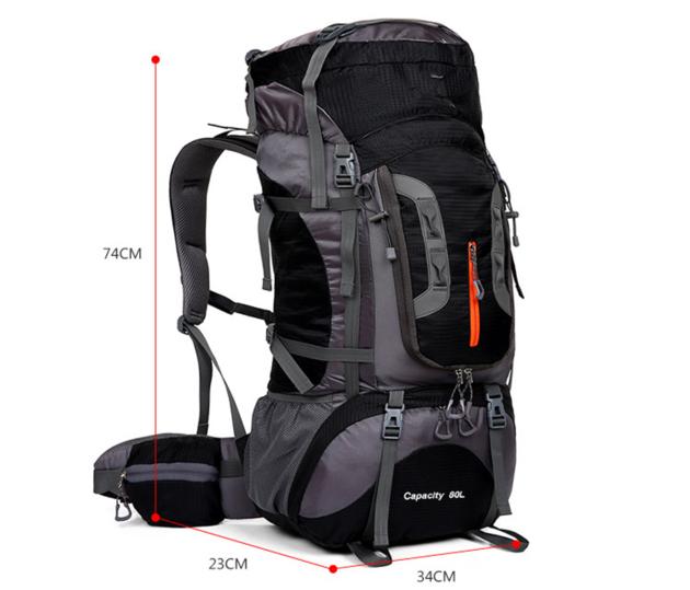 80L Hiking Backpack Outdoor Sport Daypack