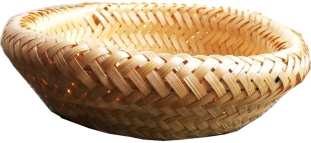 Hand Made Bamboo Fruit Basket