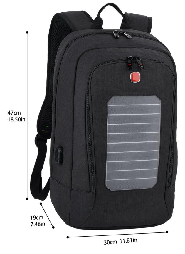 Laptop Backpack Solar Powered Backpack With