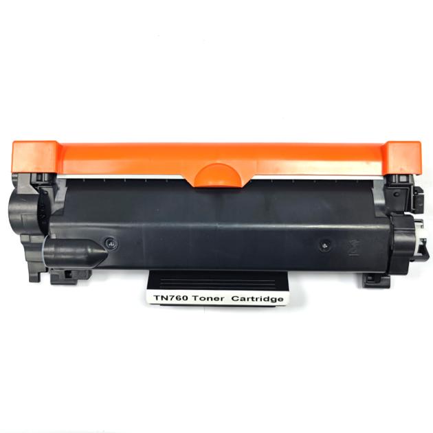 TN760 Toner Cartridge Replacement with Chip for Brother TN-730 TN-760 Black High Yield for DCP-L2550