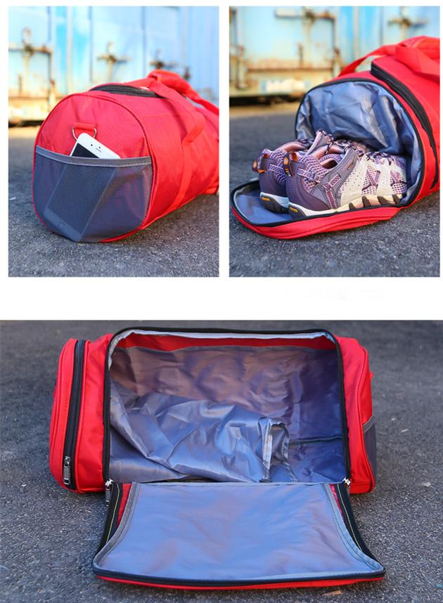 Sports Gym Bag With Shoes Compartment