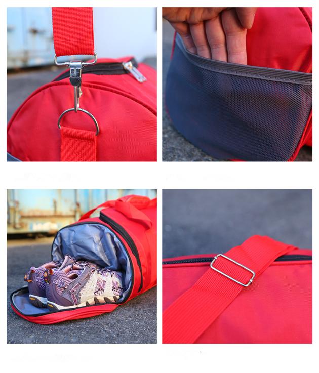Sports Gym Bag With Shoes Compartment