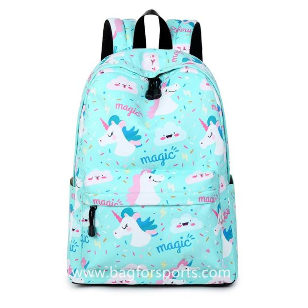 Lightweight Unicorn Backpacks College Student Cute Bookbag Shoulder Bag Daypack