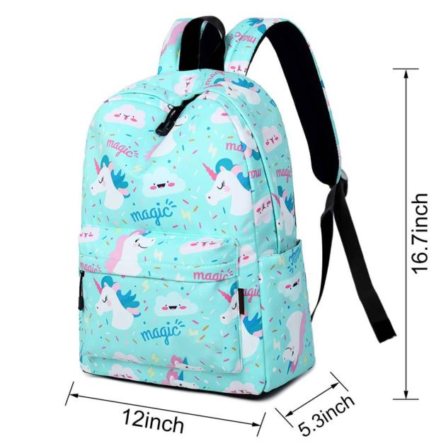 Lightweight Unicorn Backpacks College Student Cute