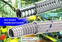METAL over Braided Flexible Conduit emc shielding for ships wirings assembly