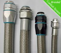 Electric Flexible metal Conduit OR conduit connector for EMC shieldED and abrasion resistance 