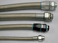 over Braided Flexible Conduit emc screen heavy series for train rolling stock or ship cable