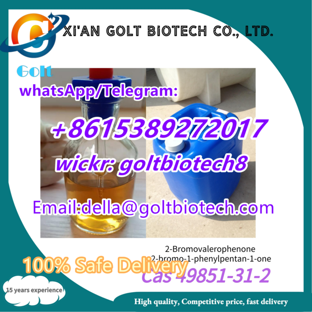 2-Bromovalerophenone 2-bromo-1-phenylpentan-1-one Cas 49851-31-2 Wi ckr:goltbiotech8