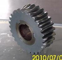 Supply abrasion resistant worm and worm gear