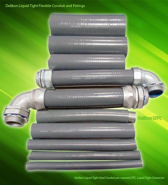 industry LIQUID TIGHTGALVANIZED STEEL FLEXIBLE CONDUIT PVC covered (LTFC)  