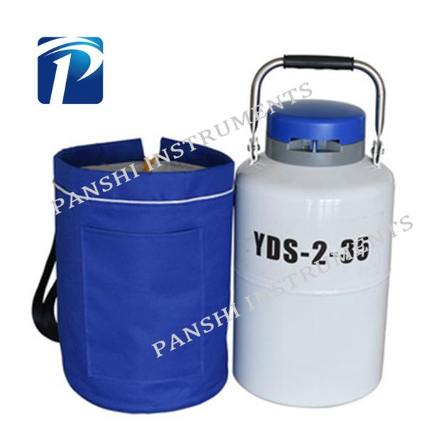 2 Liter Small Liquid Nitrogen Container Cryogenic Container 