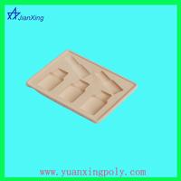 flocked plastic cosmetic packaging tray wholesale