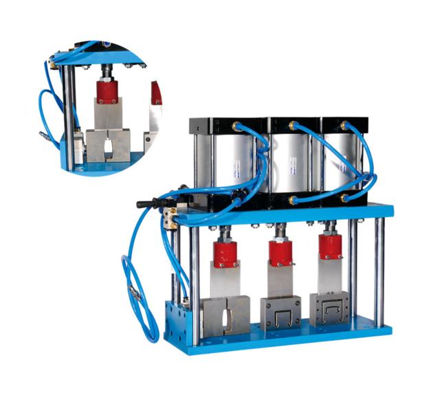 Pneumatic type 100 track cutting mould die