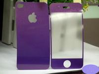 Color Stick Diamond  Screen Protector for iphone4s(front+back+frame)