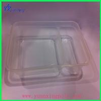 pp plastic disposable two compartments food container