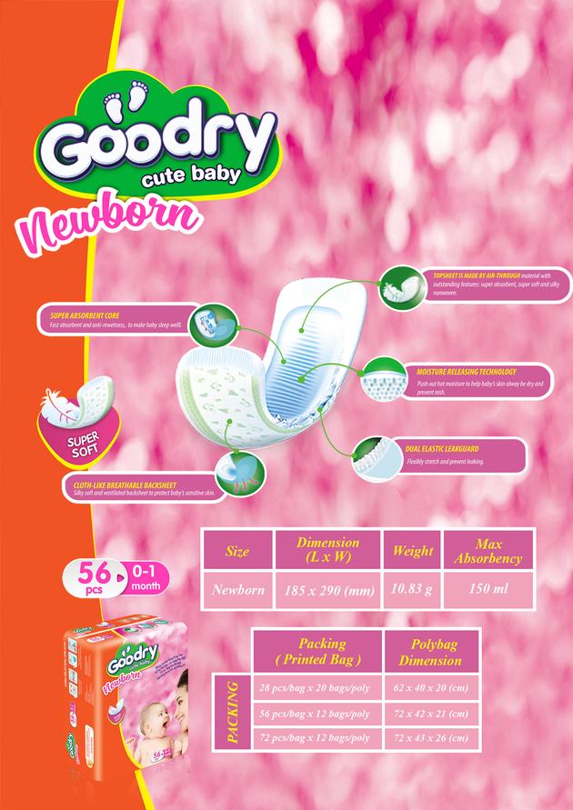 Under Pad Newborn High Quality GOODRYbrand