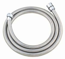 Stainless steel double fastening with electrolysis extension shower hose