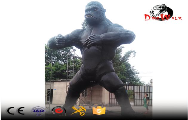 10m tall animatronics gorilla attractive model