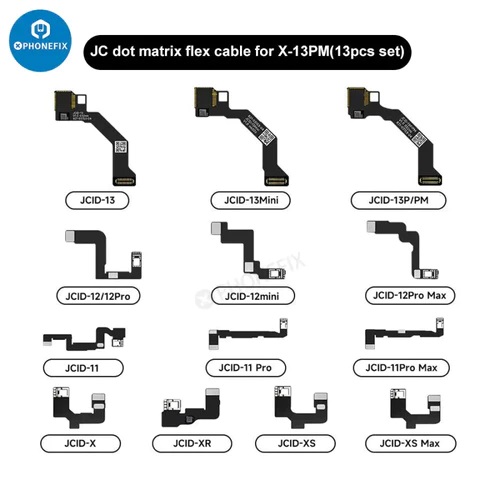  JC Dot Matrix Flex Cable for iPhone X-13 Pro Max Face ID Repair