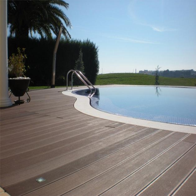 Wholesale Outdoor Cheap WPC Engineered Composite Decking Flooring Material