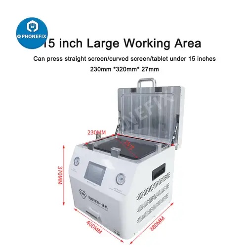 TBK 2 in 1 15 inch Vacuum OCA Laminating Machine with Air Bubble Remove Function 