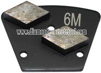 Rhombic Segments Diamond Concretet Plates