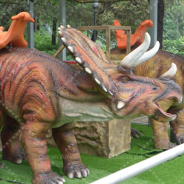 Artificial Movable Dinosaur Rides Mounts
