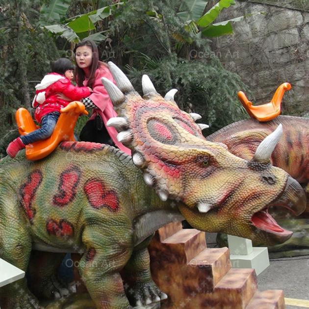 Artificial Movable Dinosaur Rides Mounts