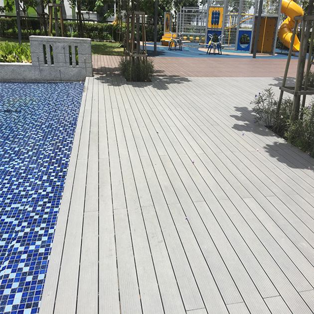 WPC Outdoor Waterproof Interlocking Cheap Composite Decking