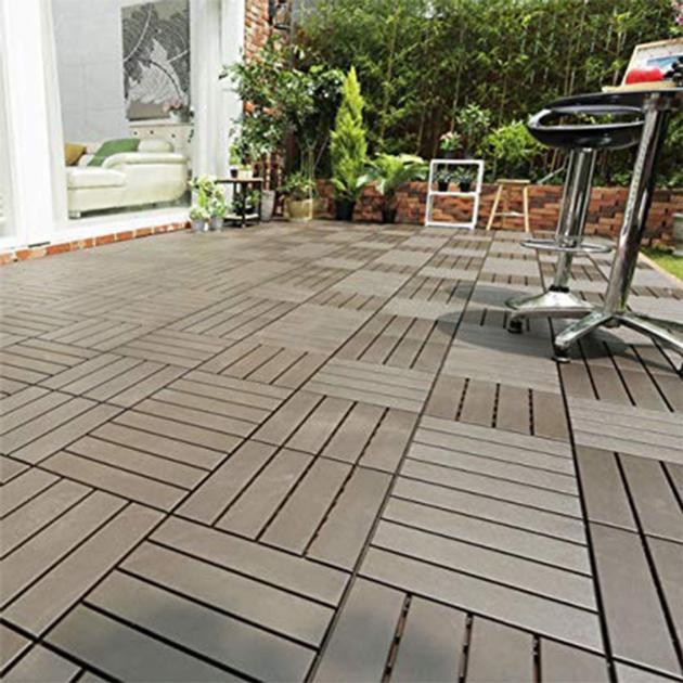 Waterproof Outdoor Flooring WPC Used Composite Decking