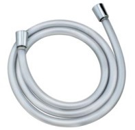 Silver grey PVC shower hose