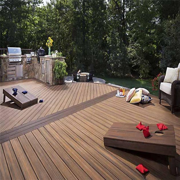 Waterproof Outdoor Flooring WPC Used Composite