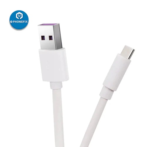 White USB Type C Fast Charging