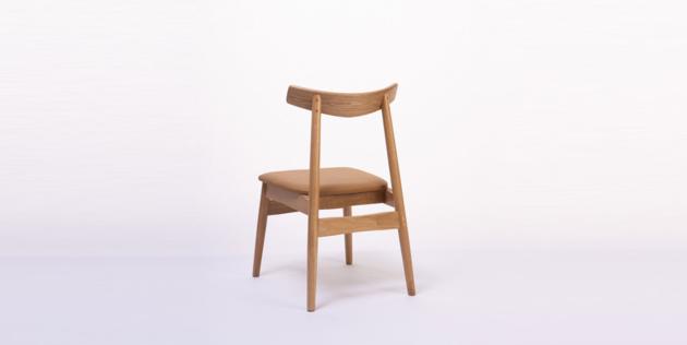 C28 Dining Chair Modern Nordic Wooden Dining Chair Horn Chair Solid Wood Chair