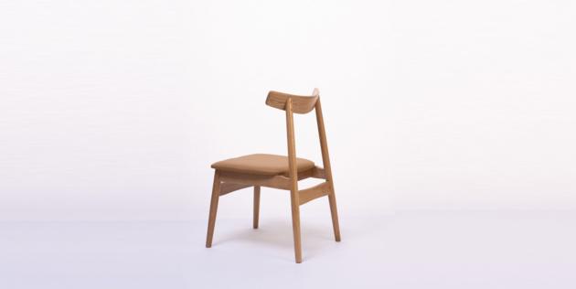 C28 Dining Chair Modern Nordic Wooden Dining Chair Horn Chair Solid Wood Chair