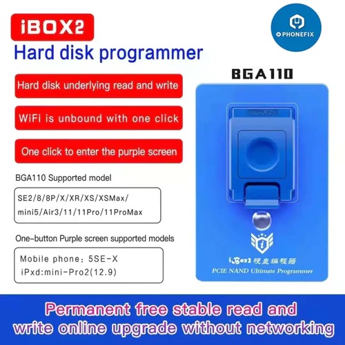 IBox2 BGA110 PCIE Nand Programmer DFU