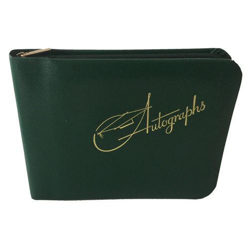 Zippered Autograph Books