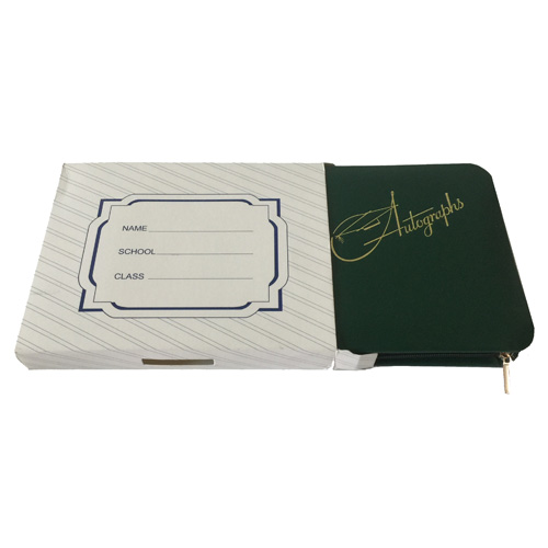 Zippered Autograph Books