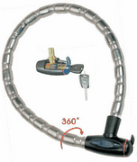 New heavy duty steel joint locks with two keys for your bike¡«motorbike