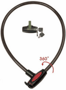 New heavy duty steel Cable locks with two keys for your bike¡«motorbike