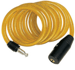 New heavy duty steel spiral locks with two keys for your bike¡«motorbike