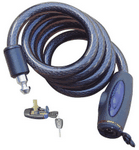 New heavy duty steel spiral locks with two keys for your bike¡«motorbike