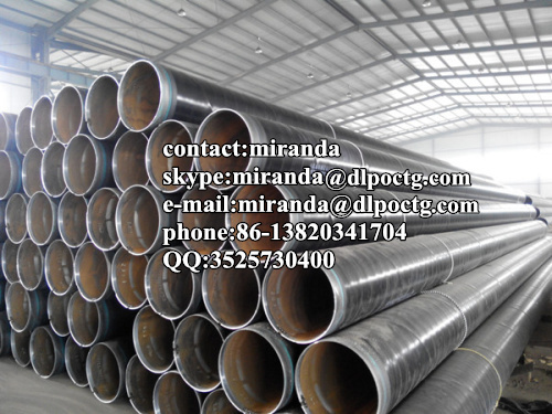 3 layer pe anti-corrosion steel pipe coating seamless steel pipe for gas and oil