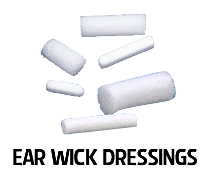 EAR WICK DRESSINGS