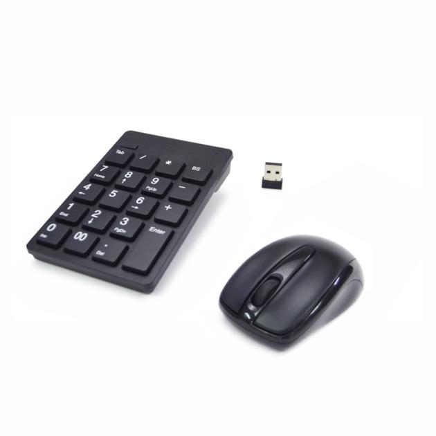 Wireless 2.4GHz Optical Keypad Mouse Combo
