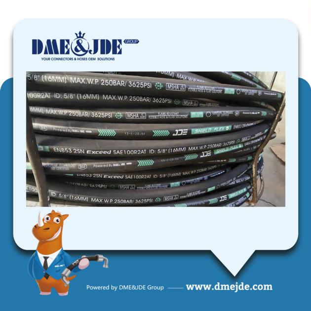 BS EN853 2SN Wire Braided Hydraulic
