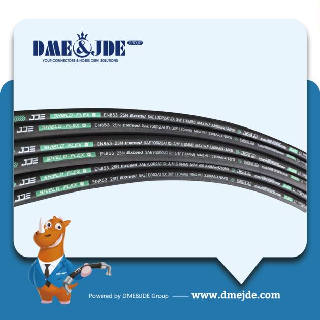 BS EN853 2SN Wire Braided Hydraulic