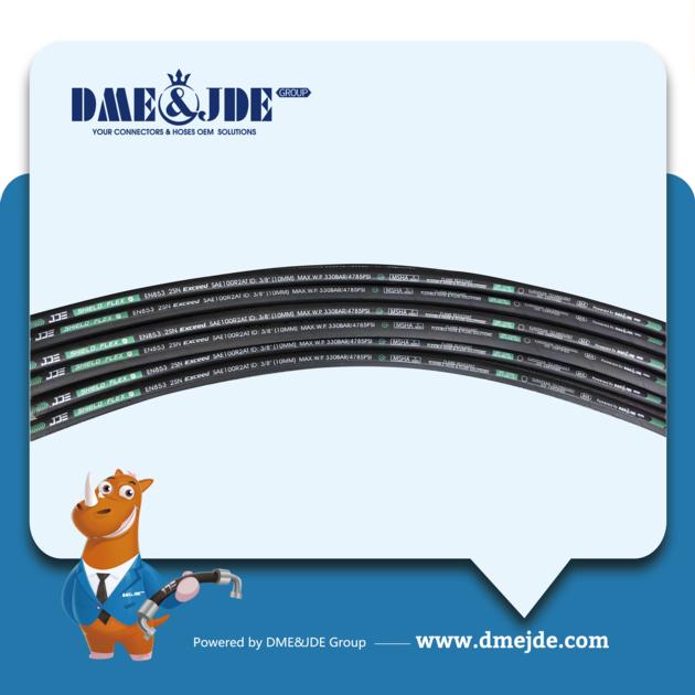 BS EN853 2SN Wire Braided Hydraulic