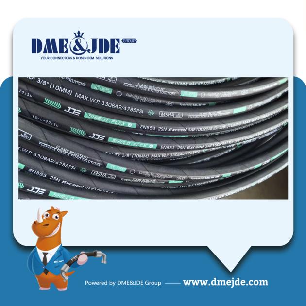 BS EN853 2SN Wire Braided Hydraulic