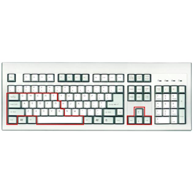 Classic Full Size USB Keyboard With
